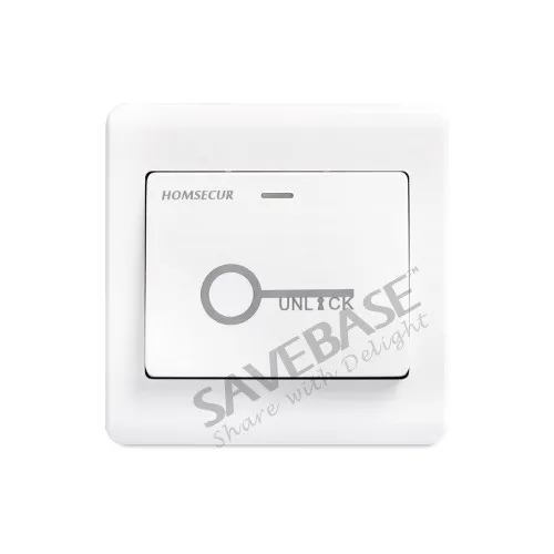 HOMSECUR 7 &quotПроводной Видеодомофон Внутренней Связи безопасности с Белым
