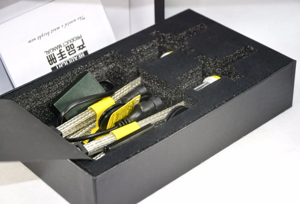 DHL 10 комплектов H4 H7 H8 H9 H11 9005 9006 9012 H13 9004 9007 P70 светодиодный фар 110 Вт 13200LM безвентиляторный XHP-70 чипы 5K 6K Автомобильные светодиодные лампы