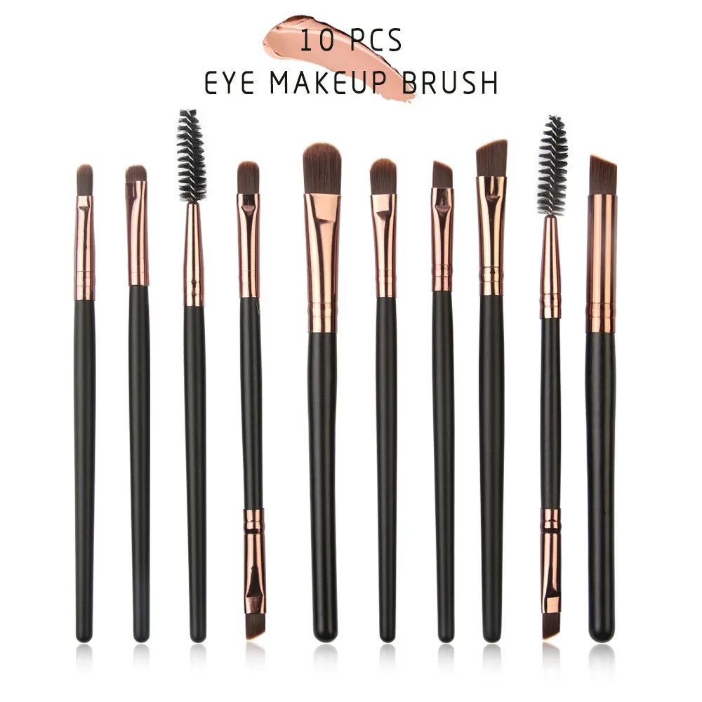 MAANGE 10PCS High-grade Synthetic Fibers Makeup Brushes Blusher Eye Shadow Brush Set Kit pincel maquiagem Make Up | Макияж