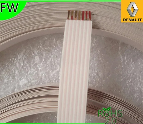 Горячий (3 шт.) 7pin 530 мм гибкий ffc кабель Renault для автомобиля|cable renault|cable for carcable flexible |