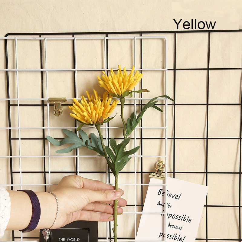 

INS crab claw chrysanthemum simulation flower home decoration wedding bouquet plant flower wall fake flower garden decoration