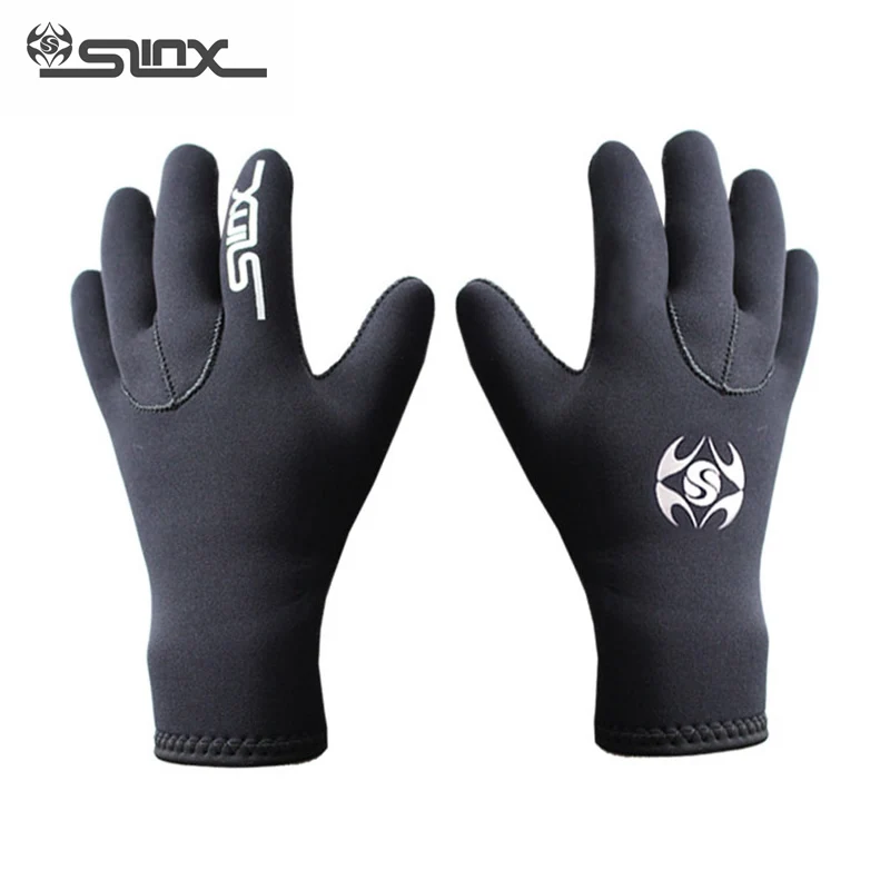 SLINX 3mm Neoprene Warm Scuba Diving Gloves Men Women Snorkeling Spearfishing Windsurfing Surfing Boating Anti-scratch | Спорт и