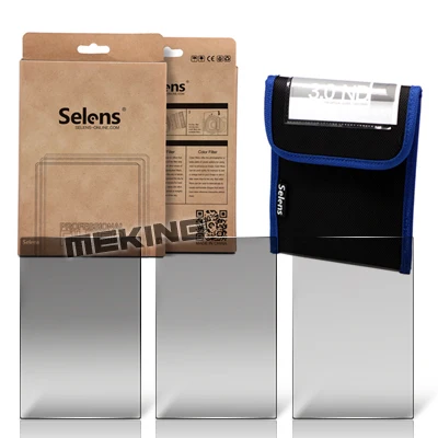 Selens Pro 100x150 мм _ 0.3nd + 0.6ND 0.9ND квадратный мягкий переменный ND-фильтр 3 в 1 комплект для