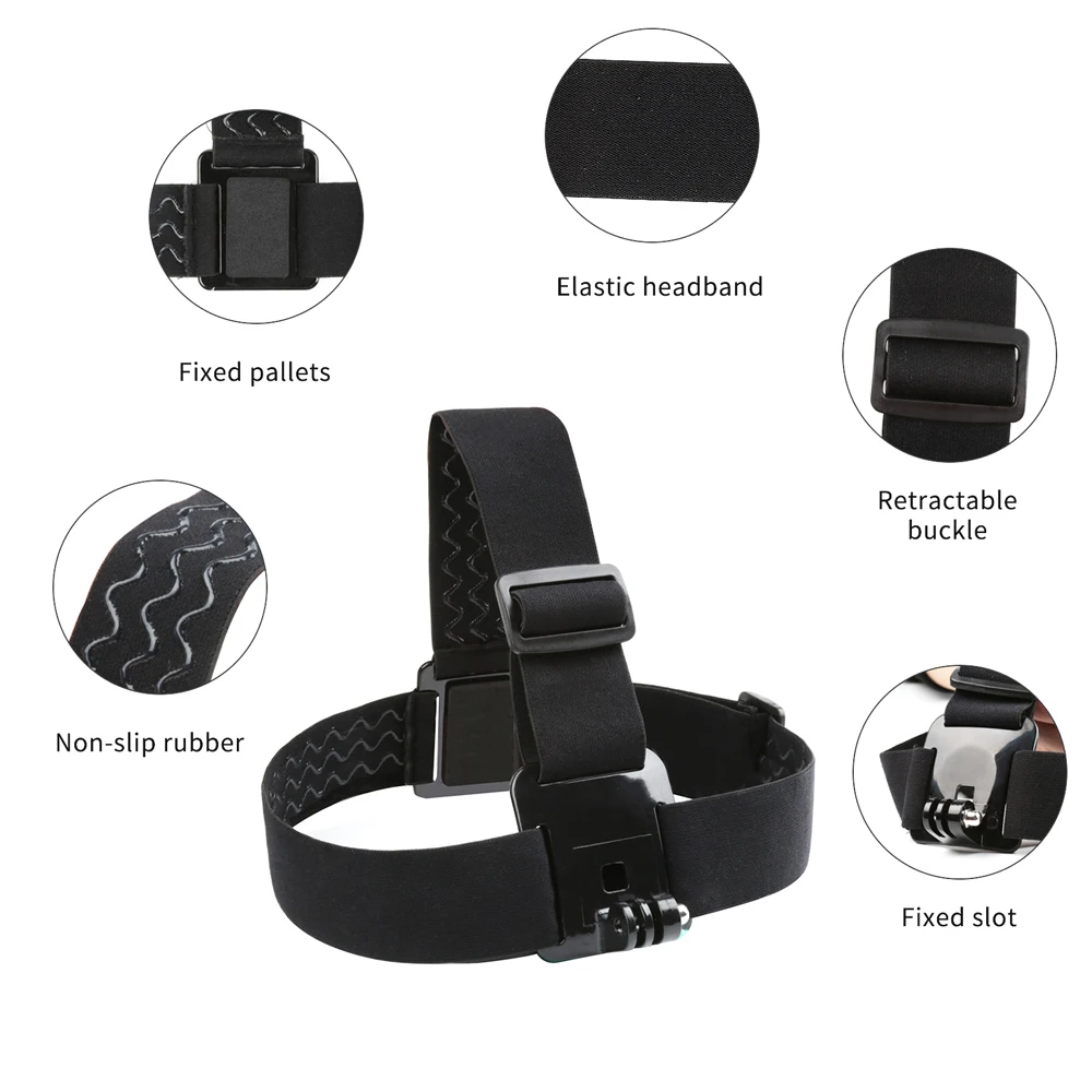SHOOT нагрудный ремень для крепления на голову GoPro Hero 9 8 7 5 Black Xiaomi Yi 4K Sjcam M10 Sj8 pro Eken H9 Dji