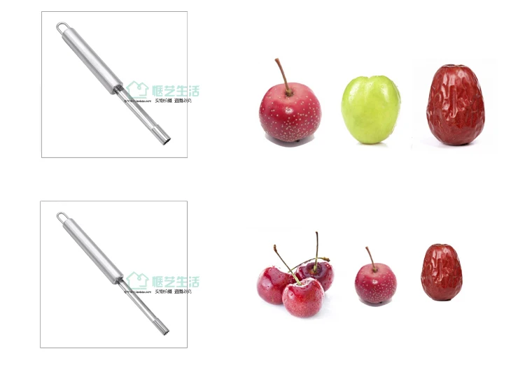 Ядро Jujube, вишня, яблоко, инструмент для коронки, экстрактор семян боярышника, сепаратор фруктовой массы, нержавеющая сталь