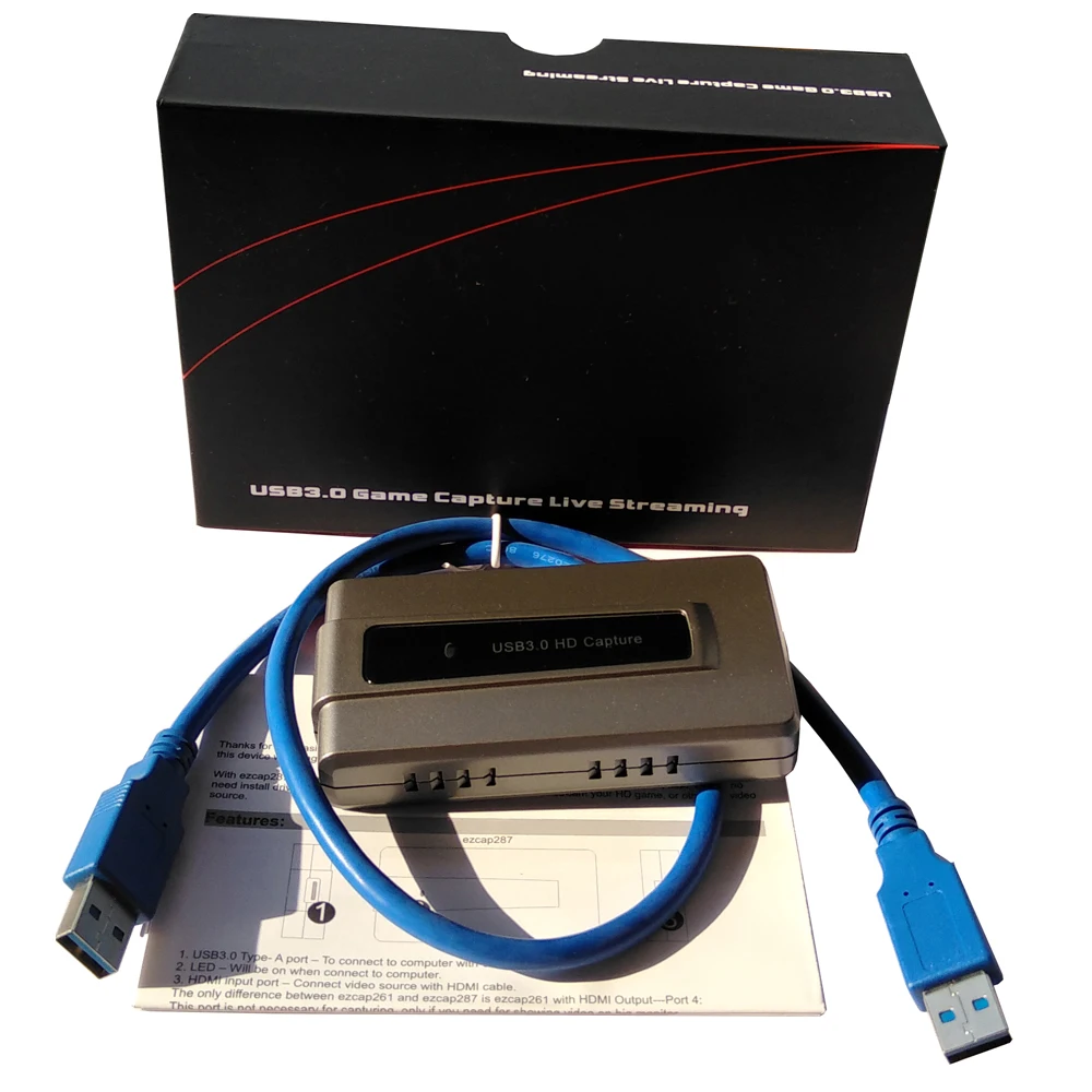 Устройство видеозаписи HD USB 3 0 Карта видеозахвата HDMI 1080P 60fps Full записанная в