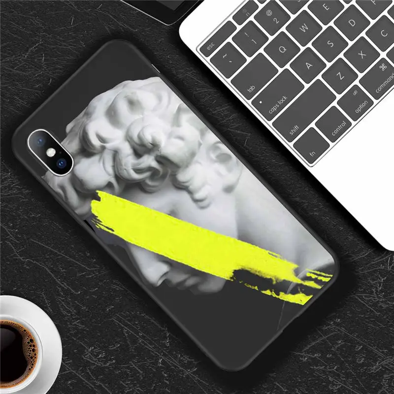 4907 Moskado смешное искусство абстрактный чехол для iPhone X XR XS Max 7 8 6 6s плюс 5 5S SE 10 Силиконовые чехлы статуя ТПУ Мягкая задняя крышка - Цвет: 4907