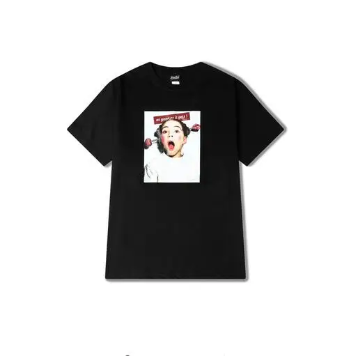 

Fashionable Comfortable Men T Shirts Character pretty girl Printed Short Sleeve Round Neck tShirt tees Tops black and white