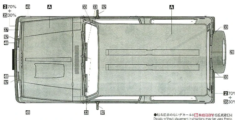 1/24 собранная модель Suzuki Jimni(Ja71-20323 Jcu