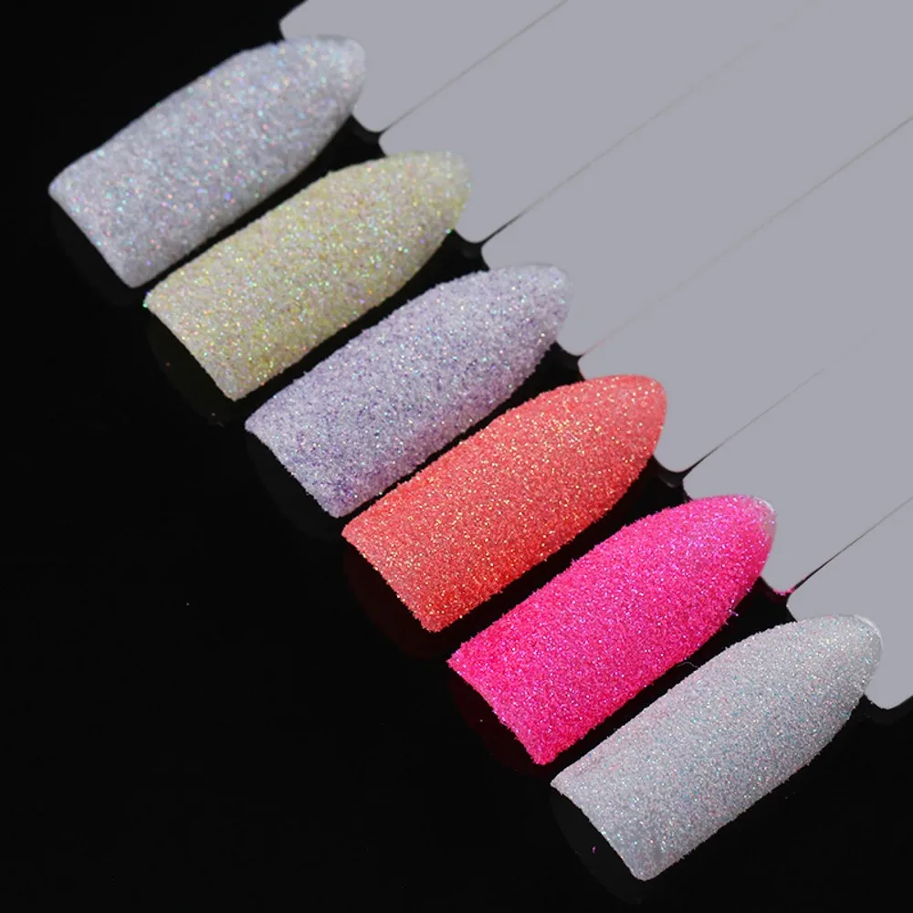Gelike 2g Holographic Nail Glitter Powder Gradient Shining Sugar Dust Art Decorations Set | Красота и здоровье