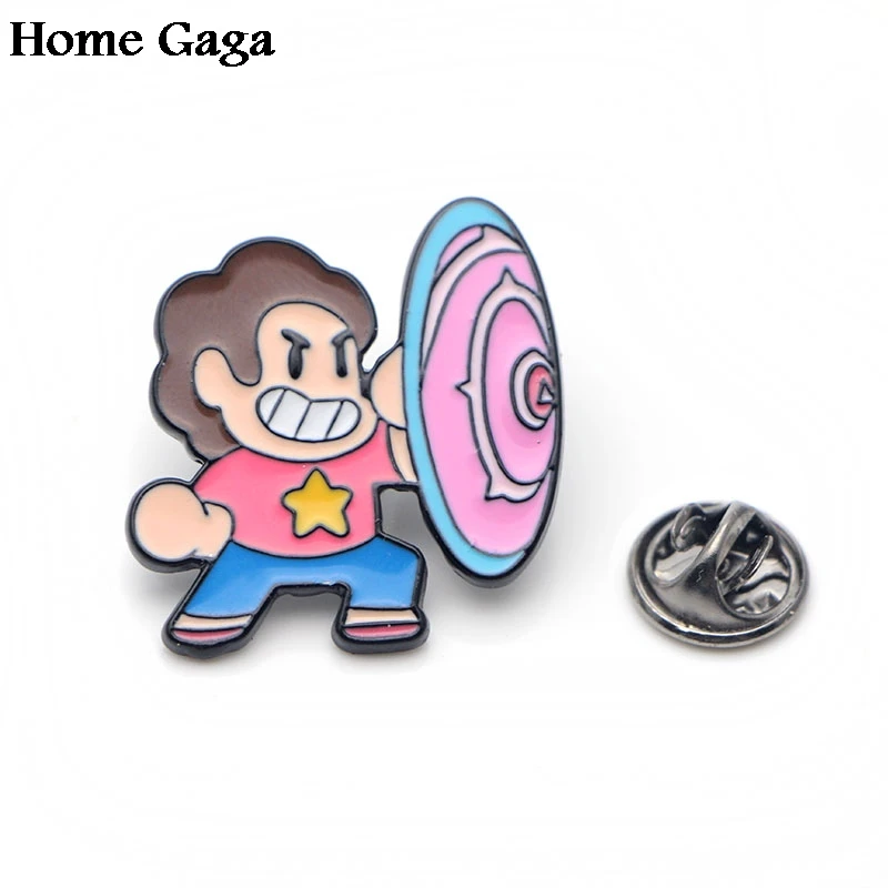 Homegaga эмалированные булавки для одежды с героями мультфильмов металлическая