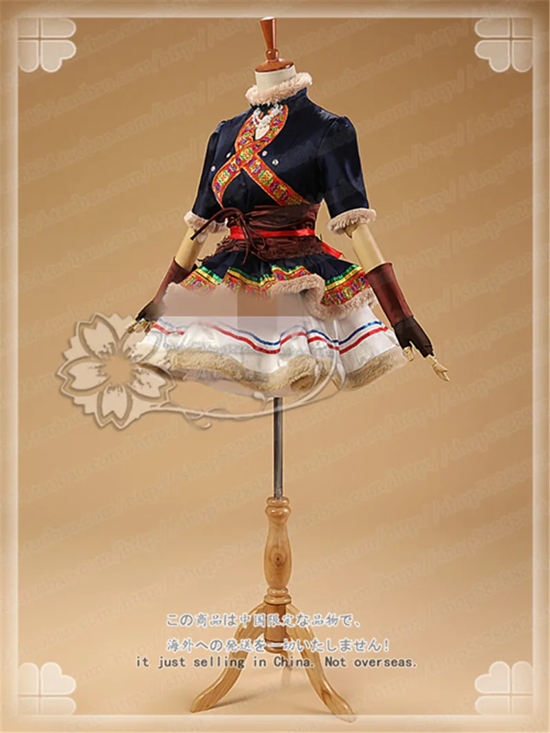 Люблю жить! Eli Ayase платье для пробуждения Снежной Горы Рождественский наряд COS D| |