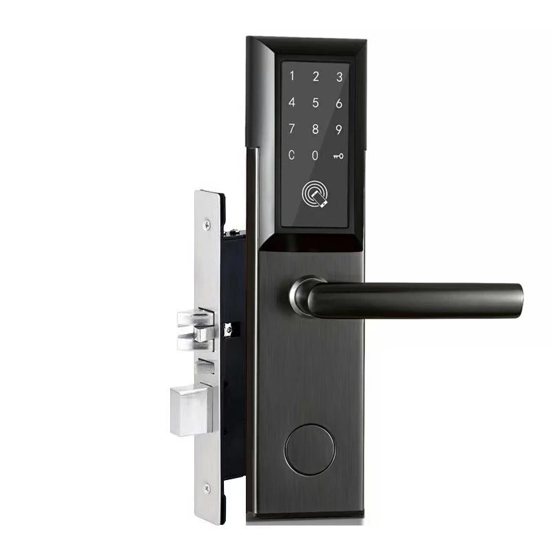 Bluetooth TTLock приложение электронный цифровой дверной замок Wifi управление сенсорной клавиатурой код RFID карта бесключевая входная дверь умные дверные замки