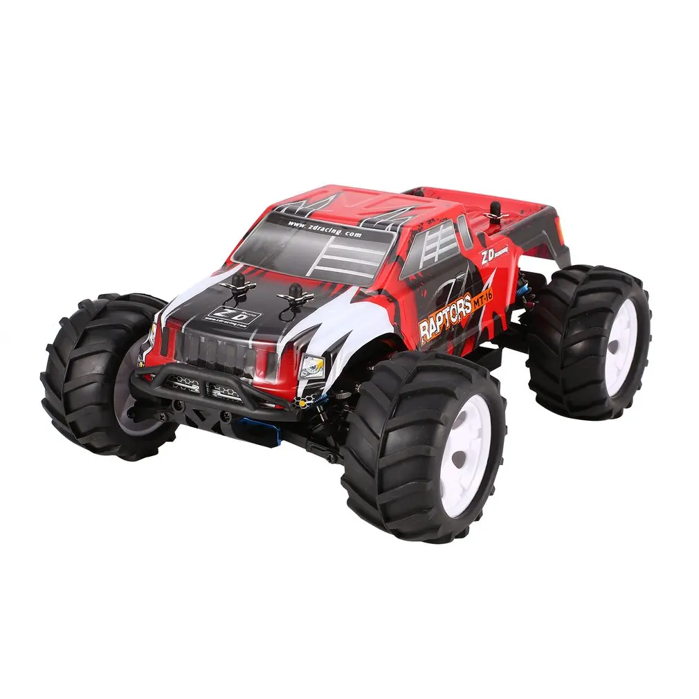 ZD rc гоночный автомобиль MT-16 1/16 Масштаб 2,4 г 40 км/ч высокоскоростной бесщеточный внедорожный грузовик большие колеса Bigfoot пульт дистанционного управления автомобиль ребенок подарок