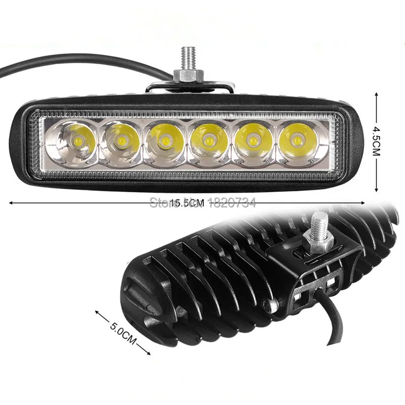 2 шт. 18 Вт Светодиодный фонарь заднего хода для прицепов светодиодный Рабочий