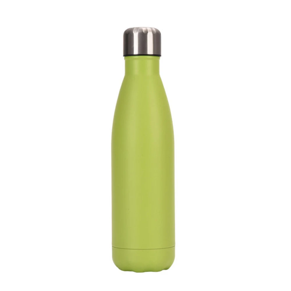 

Stainless Steel Thermos Solid Color Water Bottle Vacuum Flask Bicycle Drink Bottle Insulated Travel Cup