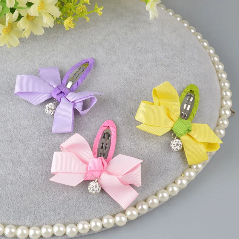 

Kids Girls Grosgrain hair accessories Boutique Hair Bows princess animal Alligator Clips flower barrette Pack AS59