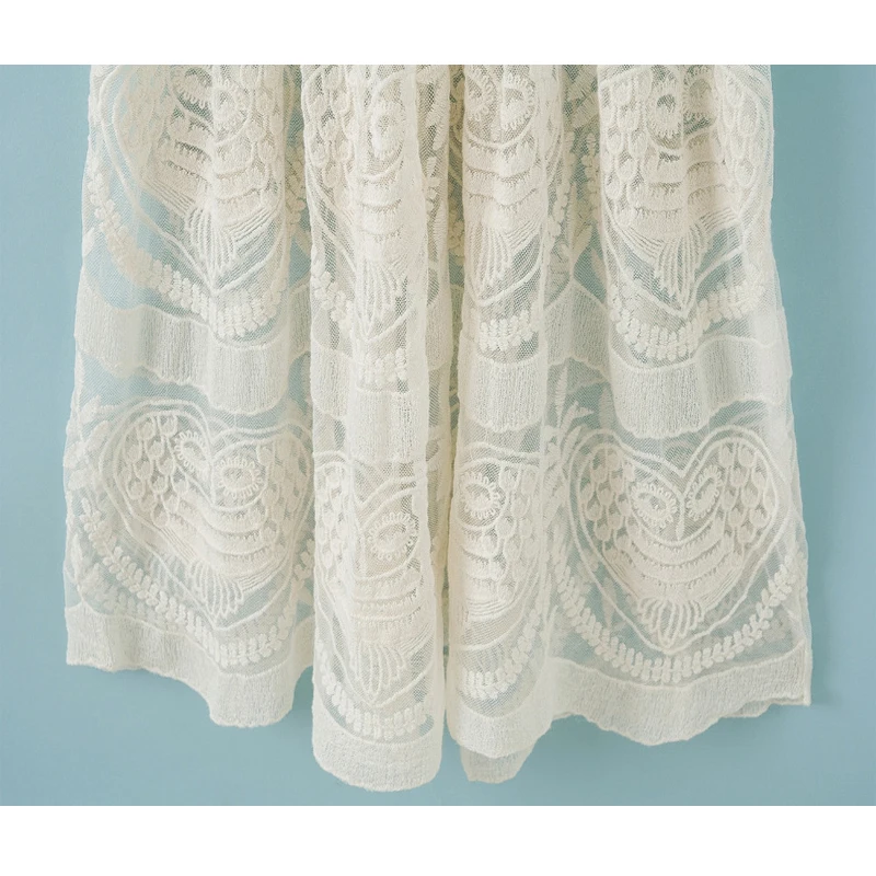 Летнее женское платье модное Сетчатое элегантное кружевное с длинным рукавом