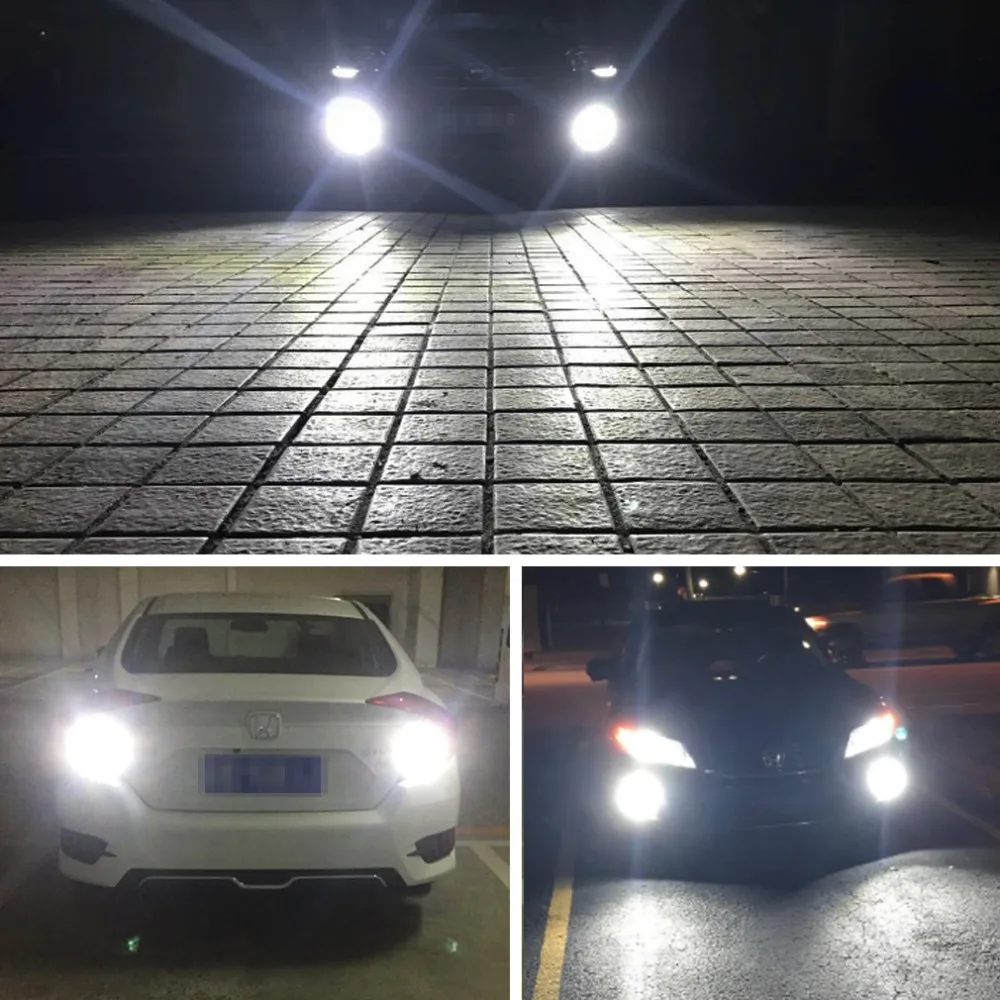 Светодиодные лампы H7 2 шт. супер яркие противотуманные фары 1400lm 12 3030SMD 6000K белые