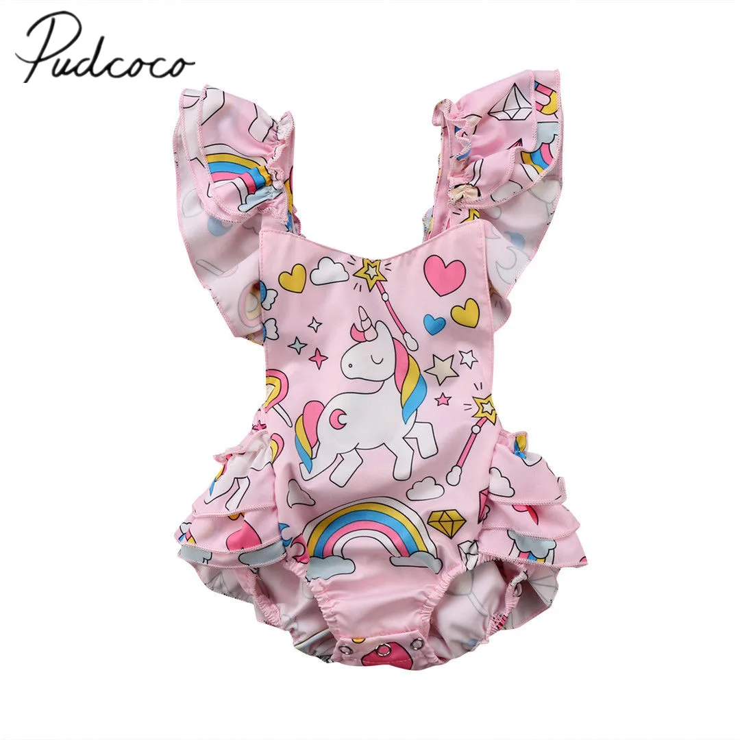 2018 Новый брендовый комбинезон для новорожденных и маленьких девочек с цветочным