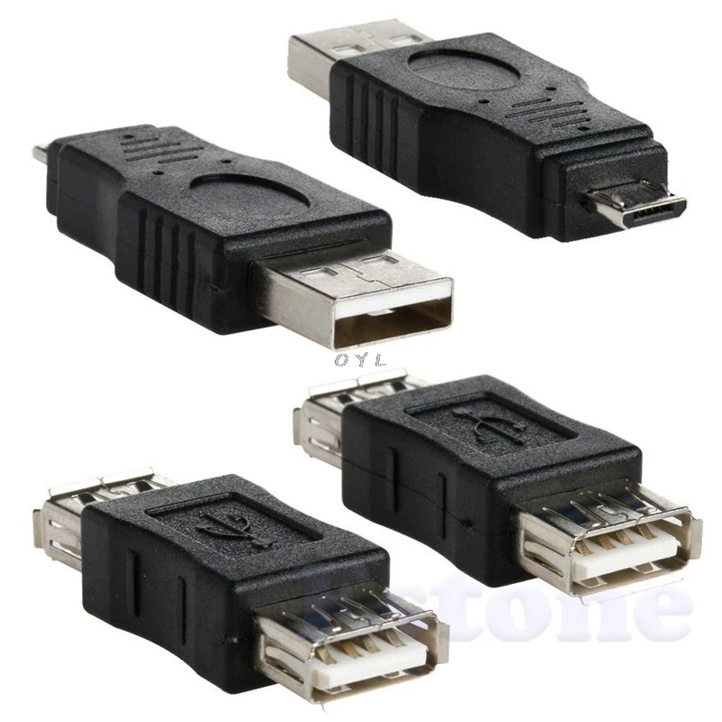 Новый 10 шт./компл. OTG 5pin F/M Mini Changer адаптер конвертер USB папа мама Micro гаджеты