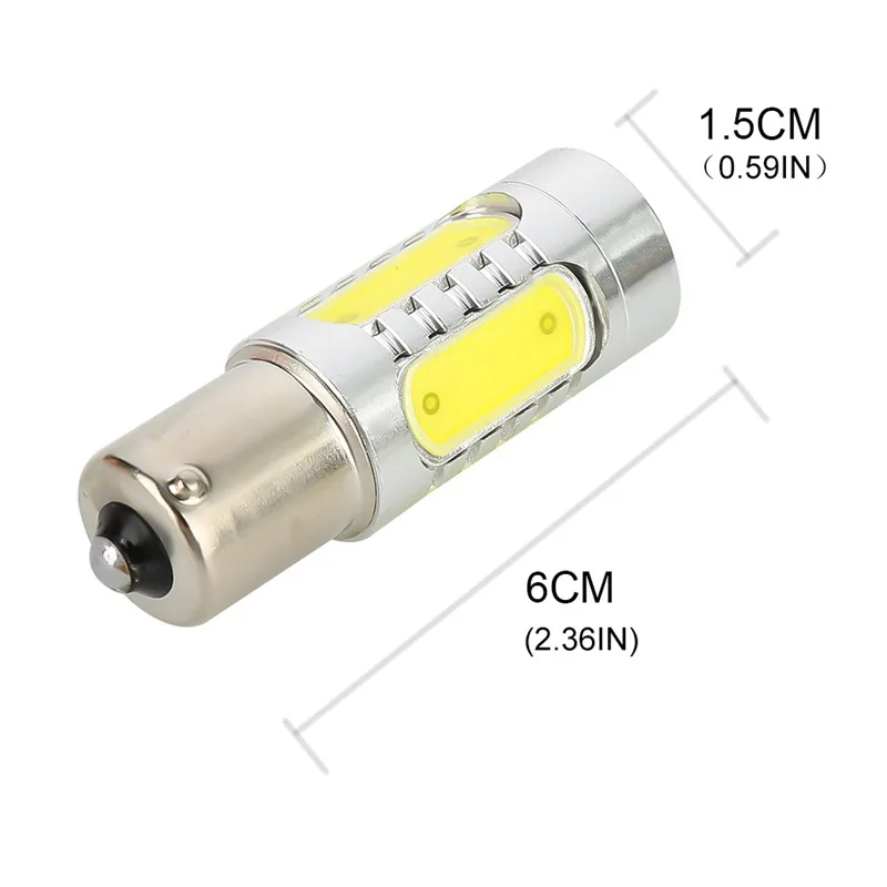 Светодиодная лампа 1157 1156 T20 DC12V COB 5S 7 5 Вт высокая мощность авто задний ход белый