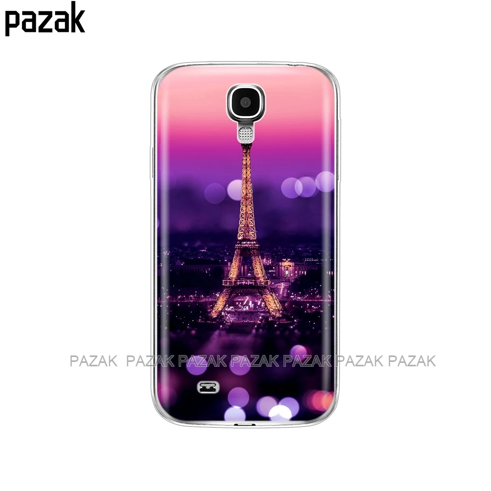 Silicone Soft Case For Samsung Galaxy S4 i9500 TPU Cover For Samsung S4 Phone shell da Hoesje Protective For S 4 phone shell - Цвет: 34291