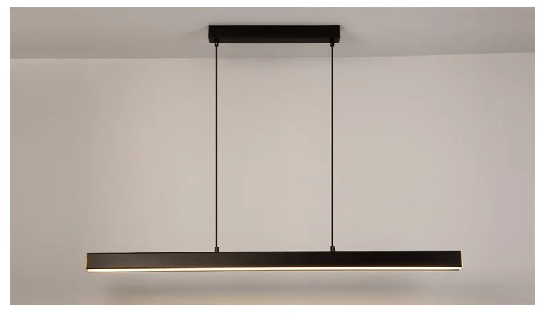 Modern LED Pendant Light Fixtures Creative Rectangle Hanging Lamp Nordic Lamps Aluminum Hanglamp Simple Acrylic Loft Luminaire