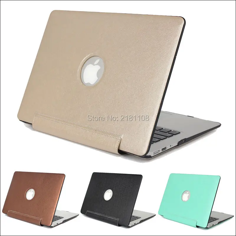 Чехол из искусственной кожи с защитой от царапин для MacBook Жесткий 12 дюймов Air Pro 11 13