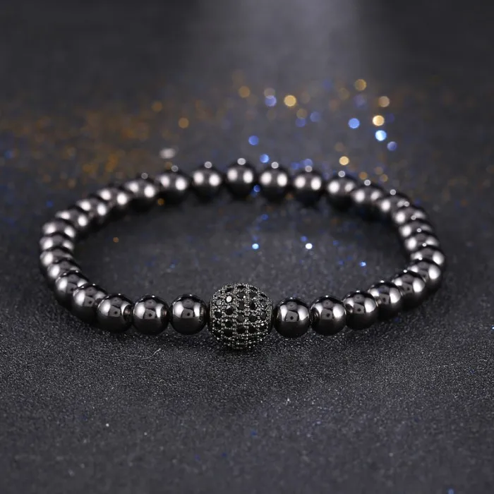 Новинка 2017 браслет унисекс из циркония очаровательные мужские браслеты микро