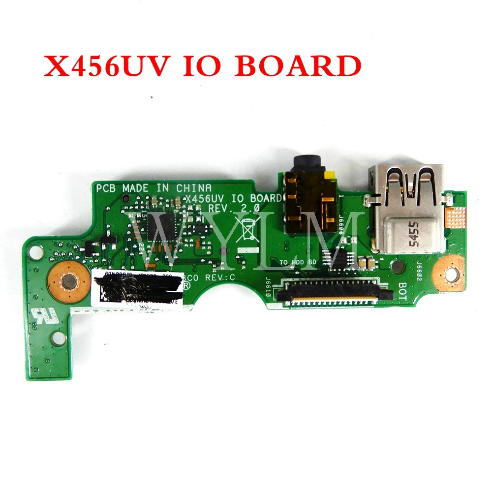 

X456UV IO Плата REV 2,0 для ASUS X456U X456UV K456U A456UV F456UV R456U USB аудио Плата IO Плата тест хорошо