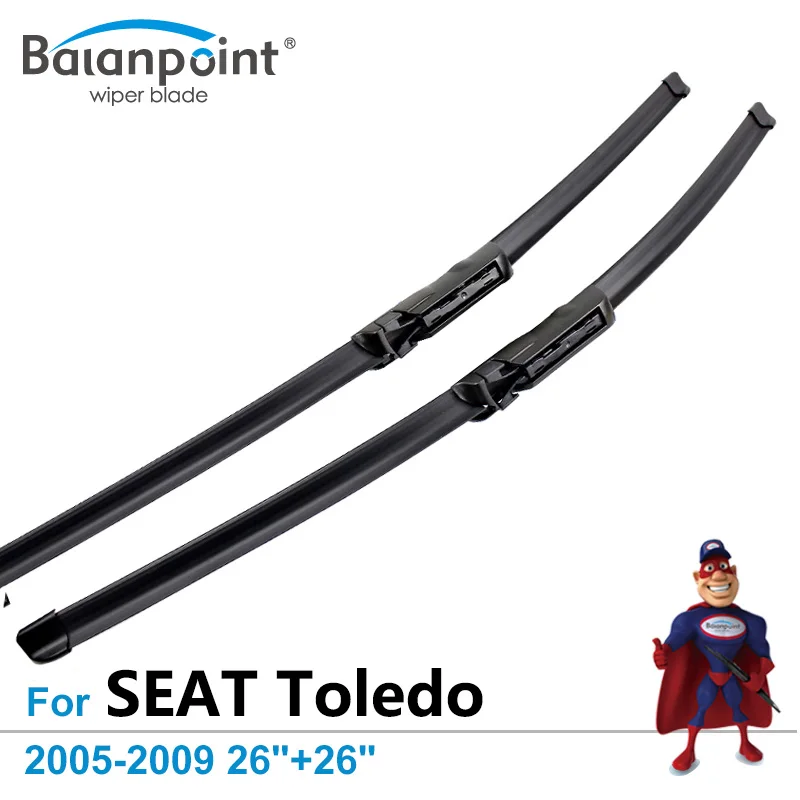 Щетки стеклоочистителя для SEAT Toledo 2005 2009 26 &quot+ 26&quot набор из 2 чистящих дворников