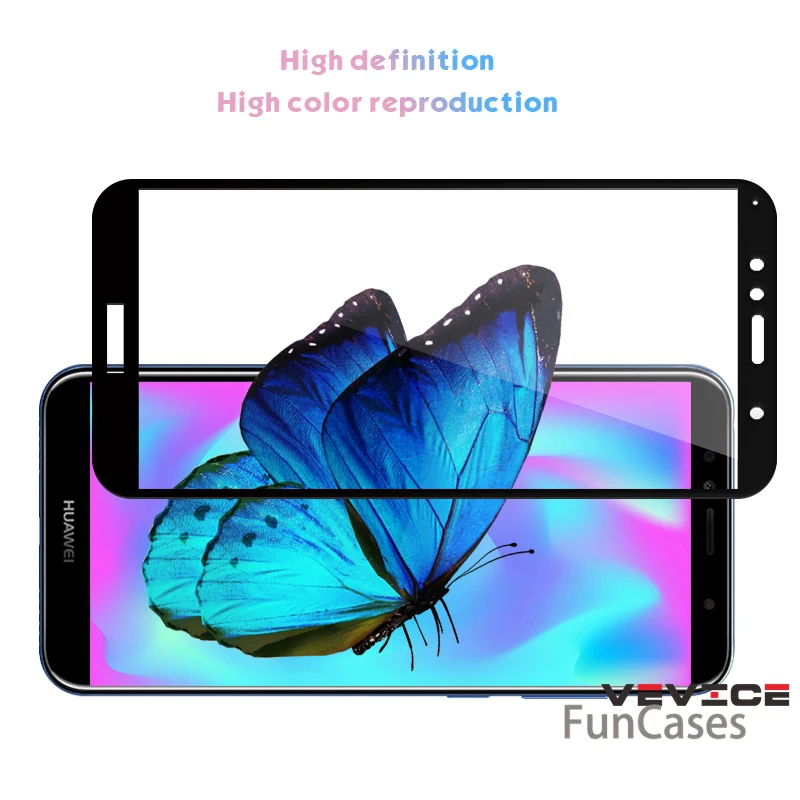 Закаленное стекло для huawei Honor 7C AUM-L41 5 7 &quot7C Pro Полное покрытие экрана Защитное 7A