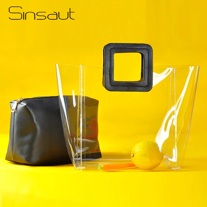 Sinsaut композитные сумки для женщин клатч Perspex модные потерпевших прозрачные