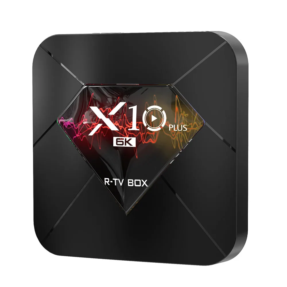 ТВ приставка XGODY 2019 X10 Plus 6K на базе Android 9 0 четырехъядерный Allwinner H6 4 ГБ 32 64 2 ГГц Wi Fi USB