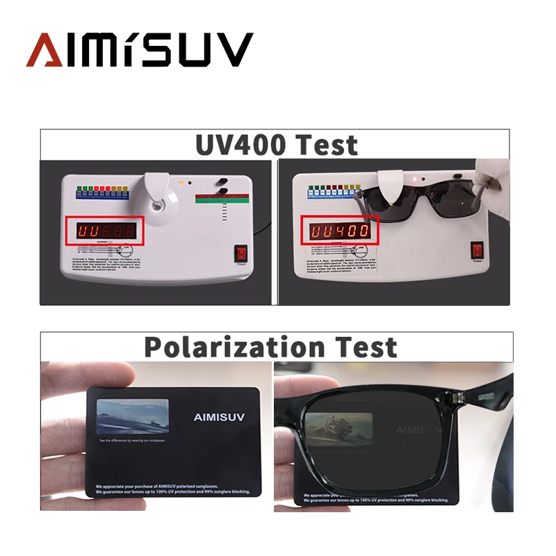 

AIMISUV Brand Design Sunglasses Men Polarized Vintage Square Frame Driving Sun Glasses Male Eyewear Gafas Oculos De Sol AMS'815