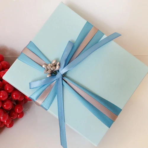 Special Offer Rushed Caixa Earrings Gift Paper Box 10*12*3.5cm Ribbon Flower Wedding Candy Recyclable Craft Packaging Boxes | Дом и сад