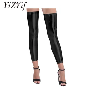 Сексуальные женские колготки YiZYiF, Чулки с гидроэффектом, женская одежда для клуба, эластичные колготки до бедра без ног, чулки, сексуальные костюмы