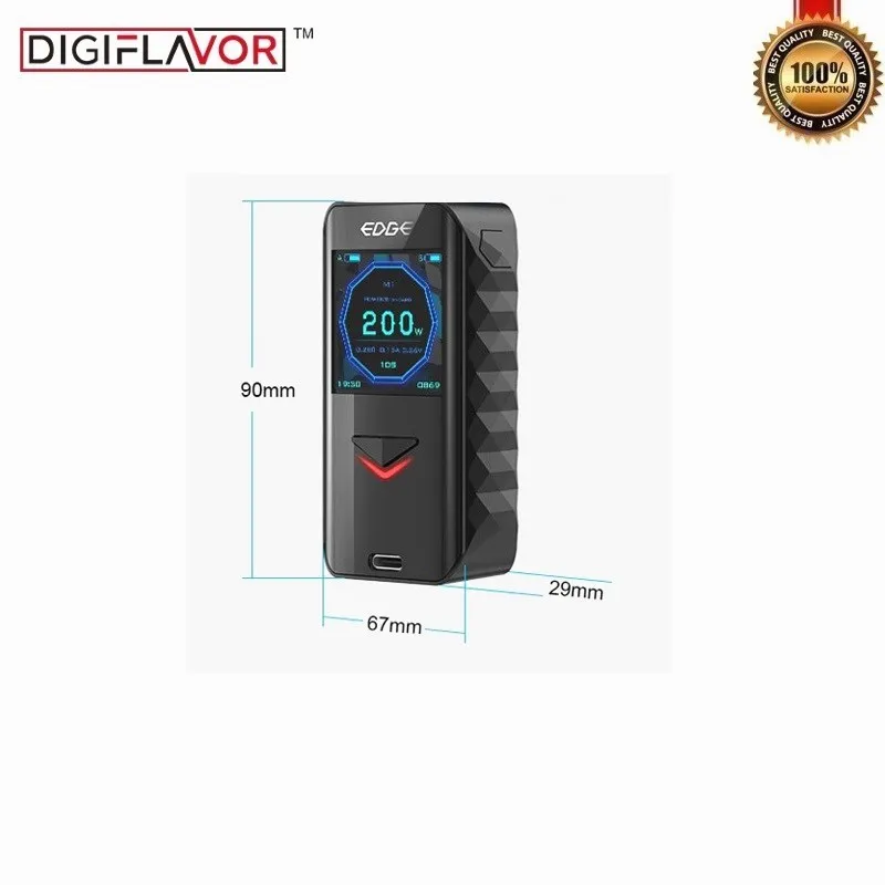 Оригинальный Digiflavor Edge 200 Вт поле Mod электронной сигареты моды для электронных