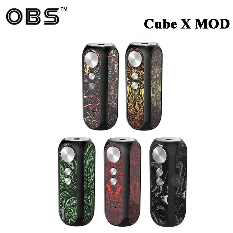 Оригинальный боксмод OBS Cube X 80W вейп электронная сигарета испаритель с поддержкой