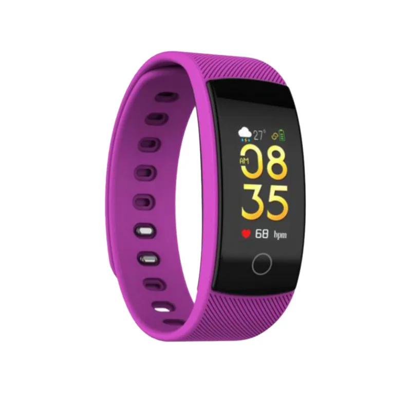 Умный Браслет QS80 с цветным экраном умные часы Bluetooth спортивные уличные наручные