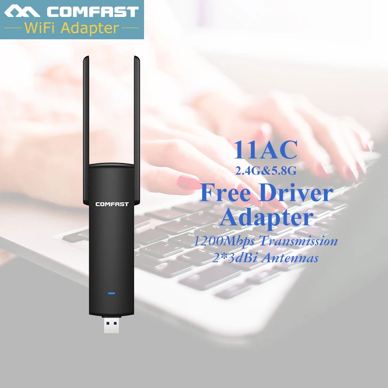 Comfast CF-926AC двухдиапазонный 2 4G + 5GHz AC 1200M беспроводной сигнал USB3.0 WiFi скоростной