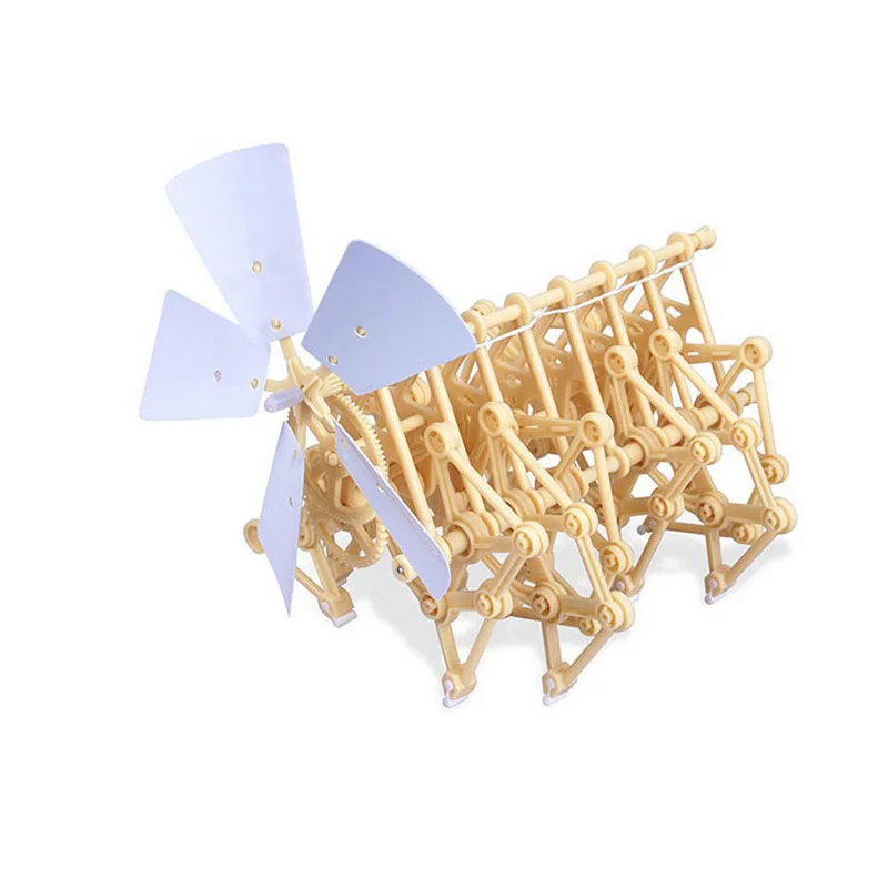 DIY Puzzle Toy Wind Powered Walker Mini Strandbeest Assembling Model Toys 3D Puzzles Funny for Children Gift with Box | Игрушки и хобби