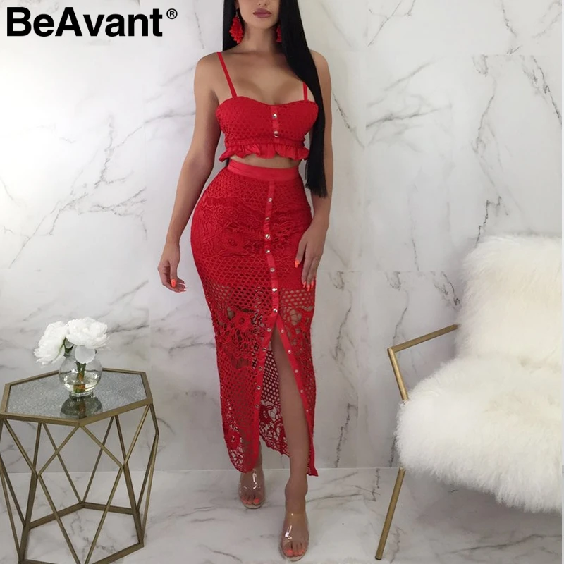 BeAvant сексуальный комплект из двух предметов женское летнее платье на тонких