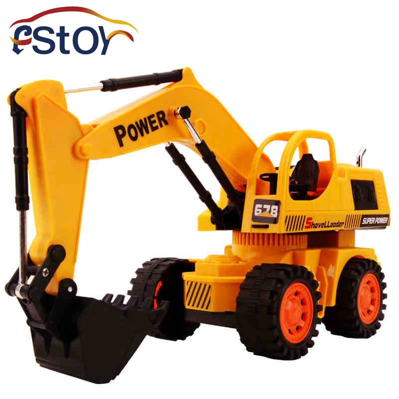 Новый RC экскаватор 6ch дистанционного управления r/c копания Функция с 7 светлый