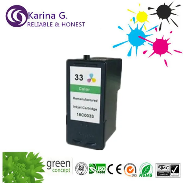 2 восстановленных картриджа для принтера LM33 подходит Lexmark P315 X3330 X8350 P4350 P6250 X7170