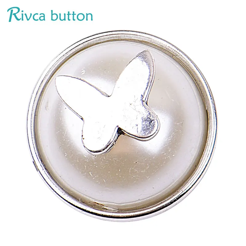 Rivca оснастки ювелирные изделия Новые DIY 18 мм Mixcolour услышать цветок бабочка Fit Шарм