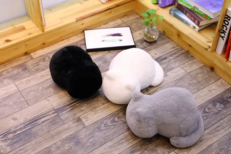 1 шт. 33 см Ashin Cat плюшевые подушки Подушка задняя тень кошка заполненная животное подушка мягкие игрушки Детский подарок домашний декор для Рождества