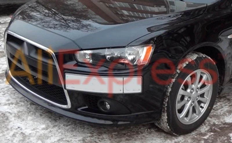Подиумный номерной знак для Mitsubishi Lancer X 2011-2014 дизайн салона автомобиля спортивный