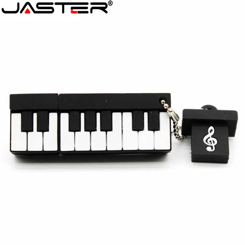 JASTER мультяшный музыкальный инструмент USB карта памяти usb 4/8/16/32/64 ГБ пианино Флешка в виде гитары подарки